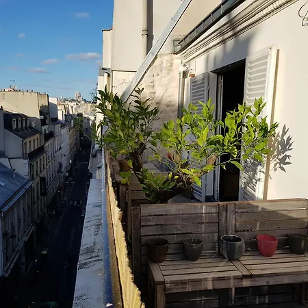 Studio Terrasse St Anne Opera * Paris